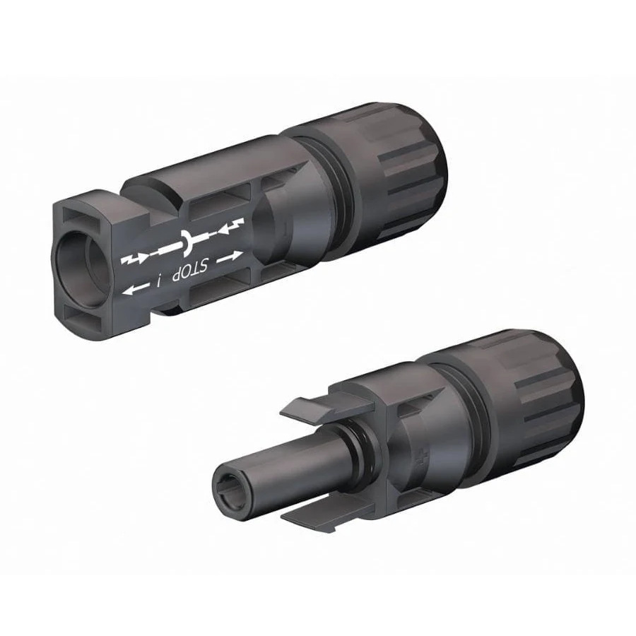 Paire de connecteurs MC4 (Mâle-Femelle)
